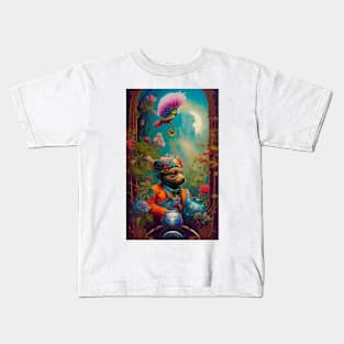 fantasy floral imagination #2 Kids T-Shirt